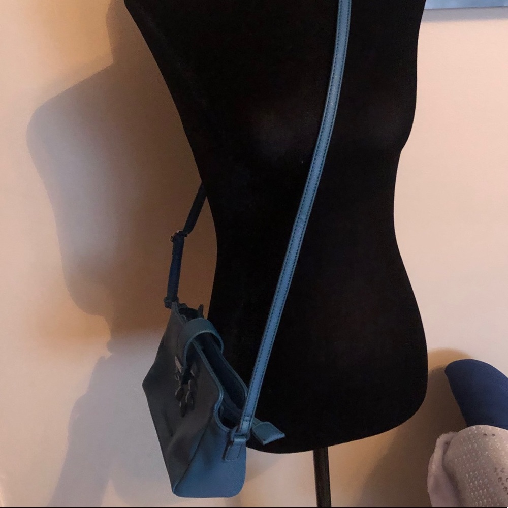 UNITED BENETTON blue small crossbody purse - Picture 5 of 12